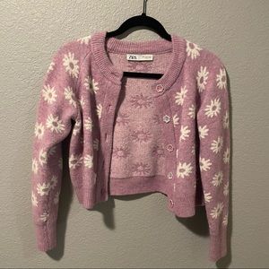 Zara Floral Cardigan